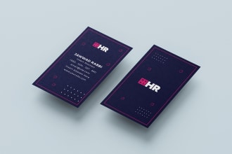 design elegant and minimal business card
