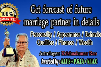 forecast future marriage partner in details
