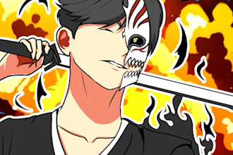 draw famous anime styles from your face