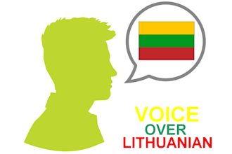 make voice over male lithuanian