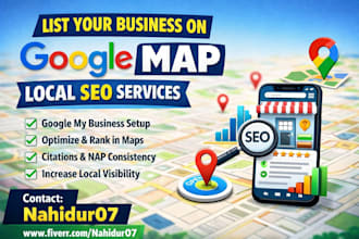 list your local business on google map with local SEO