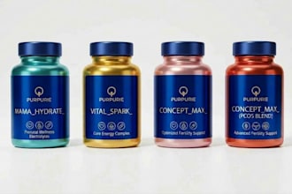 design modern shopify supplement bottle label and 3d mockup
