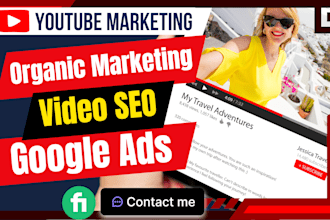 do organic youtube promotion with video SEO and google ads