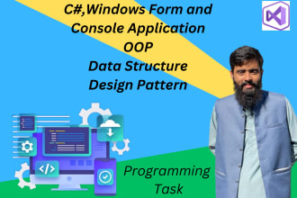 do csharp, console and winforms app, oop,dsa programming