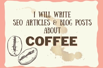 write an SEO article or blog post about coffee