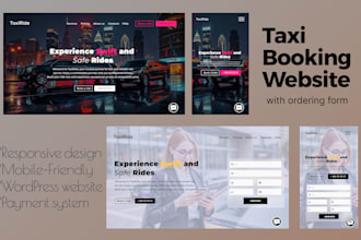 create taxi booking website, airport transfer website