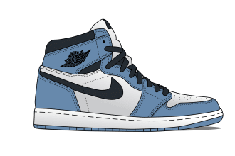 draw your shoes into vector art or cartoon