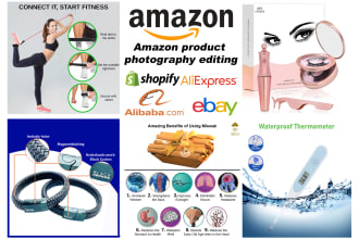 design amazon product listing images and product infographic