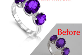 do jewelry retouch with HQ image editing professionally