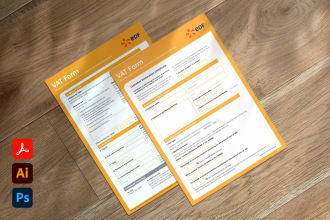do custom fillable pdf form invoice and form design