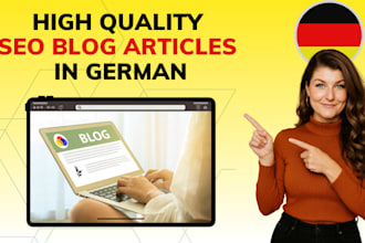 write high quality german SEO blog posts and articles