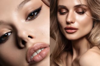 do high end beauty retouch photo