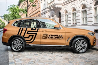 design restaurant, car,elegant,lettering,truck, and coffee shop 3d business logo