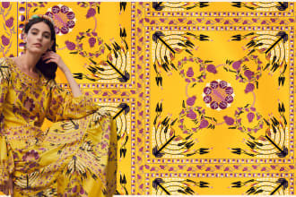 design fashion pattern textile prints pattern design