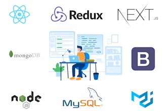 be fullstack web developer in react redux node nextjs