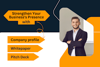 write and design company profile, whitepaper, brochure