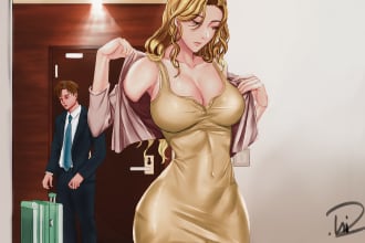 draw comic artwork and manga