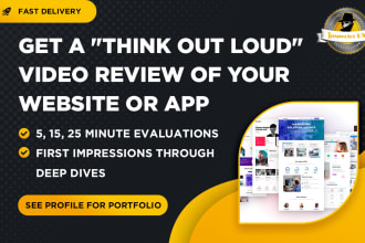 video a usability test of your website or app with fixes