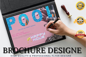 do brochure design bifold, trifold, flyer, catalog, booklet