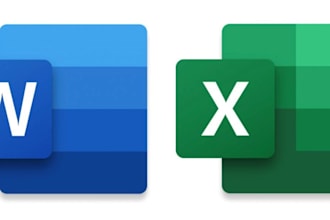 do any conversion of text  images pdf to excel   or word