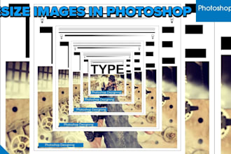 fix edit resize design scale product images of shopify or other platform website