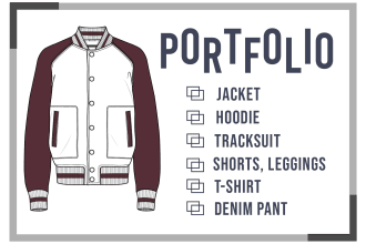create tech pack, technical sheet, flat sketch and drawing