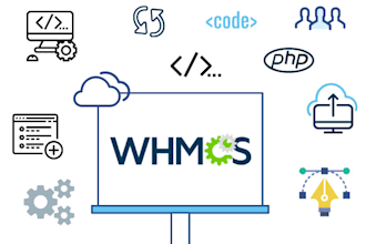 develop whmcs fully functional responsive system template