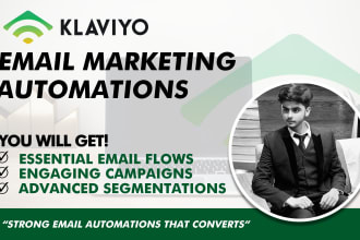 setup engaging klaviyo flows for shopify klaviyo email marketing