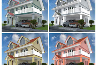 change wall color house color scheme before paint apply