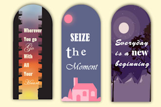 design a customized bookmark for you