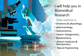 help you in writing research and review articles in biomedical sciences