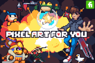do pixel art graphics for games and more