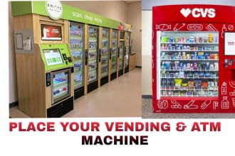 place your vending or atm by cold calling in USA and canada