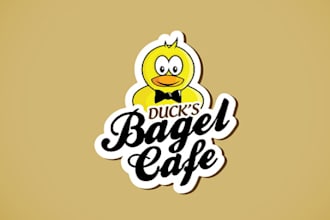 design help ducks bagel cafe with a new logo