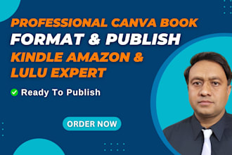 do canva book format, custom journal design, planner, lulu, kindle publishing