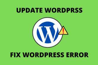 update wordpress and fix wordpress error like critical error, fatal error etc