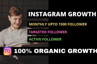 grow instagram  followers manually organically