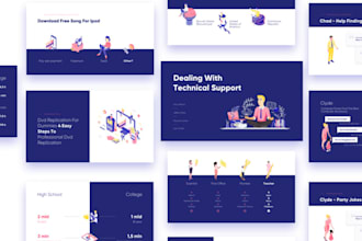design a business presentations pitch decks