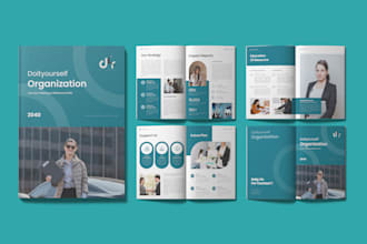 create corporate brochure, flyer, business proposal, catalog instantly