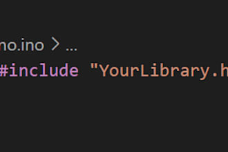write an arduino library