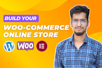 create modern wordpress woocommerce website or online shop