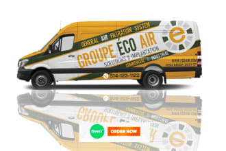 make classical and standard vehicle wrap design