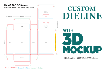 make any custom boxes dielines, templates  for your products