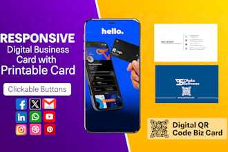 do digital business card, html email signature, qr code builder with nfc chip