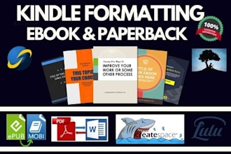ebook formatting paperback formatting for amazon kindle