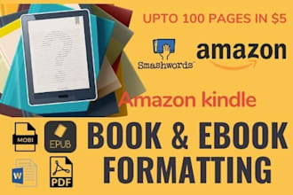 kindle ebook book formatting createspace paperback forma