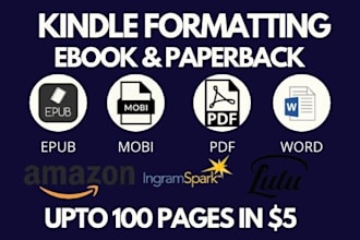 uniquely kindle ebook, paperback interior book formatting