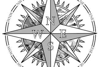 customise your map compass