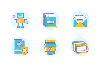 realistic icon design or button set for your website