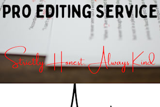 edit your book, developmental, line, and proofread